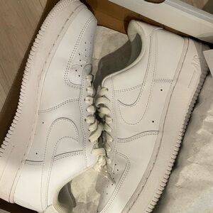 Nike Men's White Air Force Ones 9.5